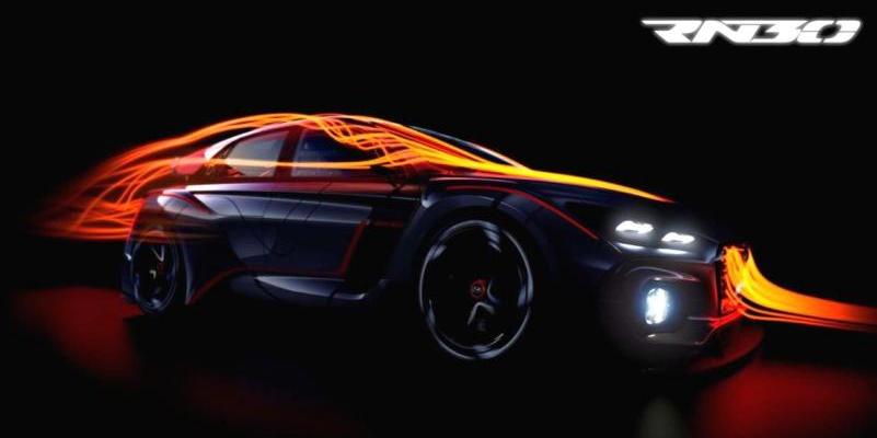 Render Hyundai RN30 concept - Paris motor show 2016