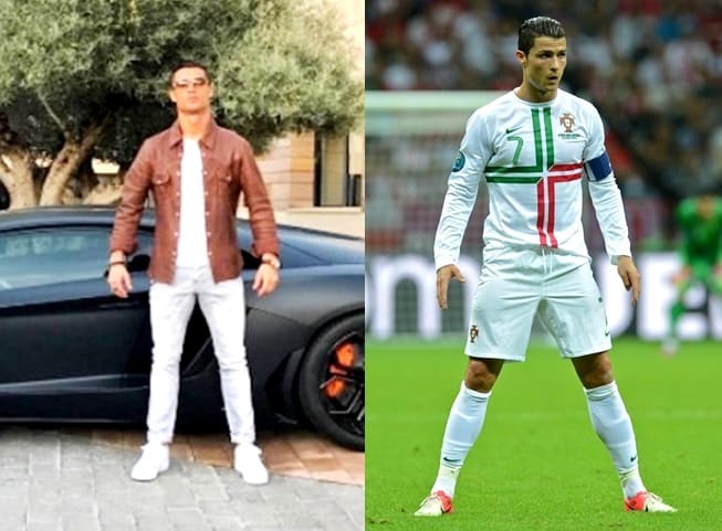  Ronaldo pamer Lamborghini Aventador dengan Pose Penalty Kick