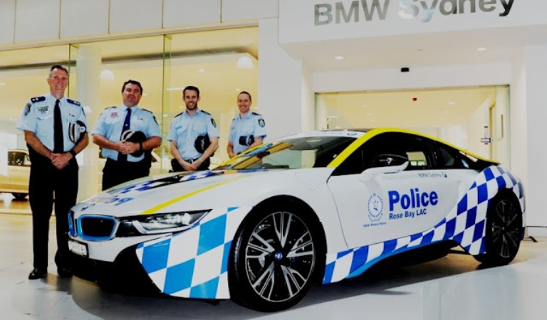bmw i8 mobil polisi australia