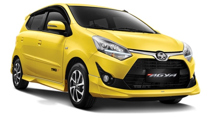 Toyota Agya Facelift 2017 - Yellow