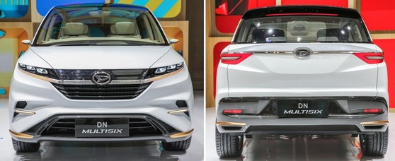 Daihatsu DN Multisix Concept GIIAS 2017 - Tampak Depan dan Belakang