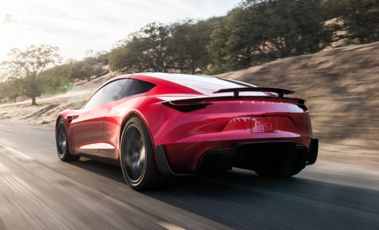 Tesla Roadster 2020 - Back