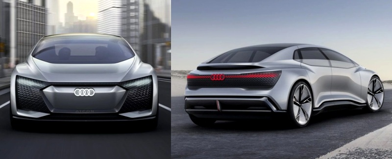 Audi Aicon Concept - Mobil Otonom - Front - Back