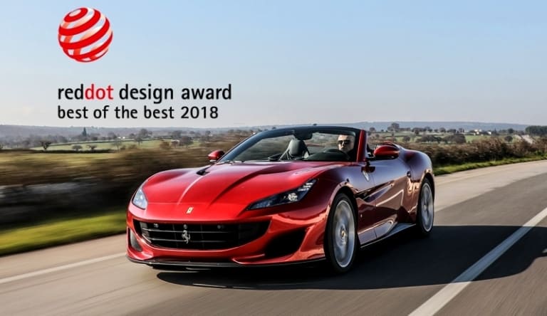 Best of The Best Red Dot Design Award 2018 - Ferrari Portofino - 812 Superfast - FXX K