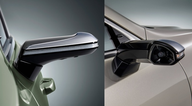 Mobil tanpa kaca spion - Toyota Mirror-Less - lexus ES 2019
