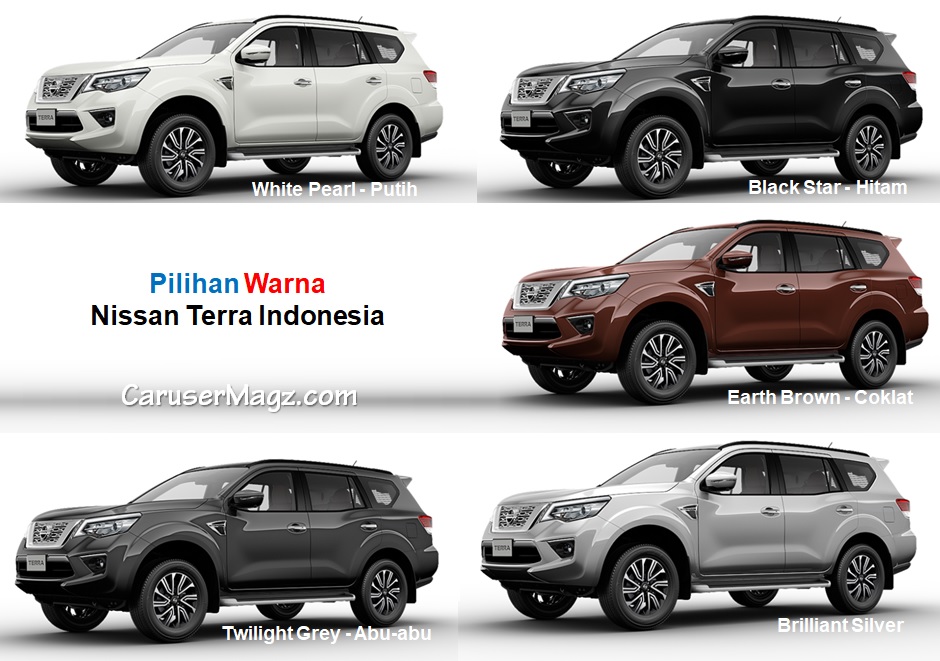 Pilihan Warna Nissan Terra Indonesia
