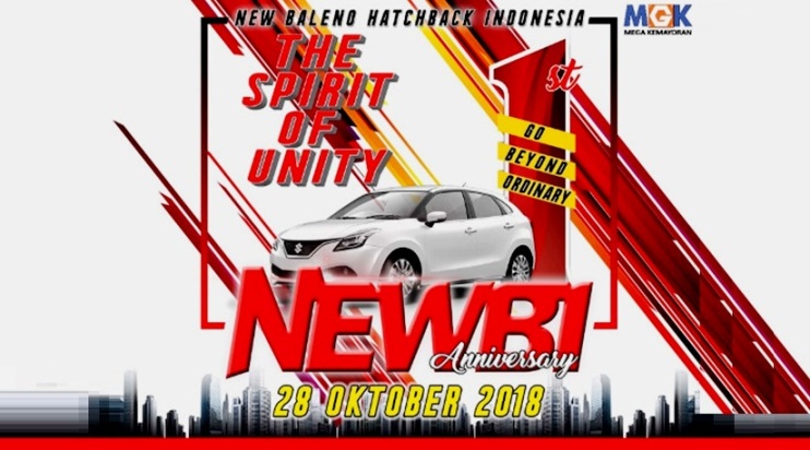 NEWBI 1st Anniversary - Komunitas New Baleno Hatchback Indonesia