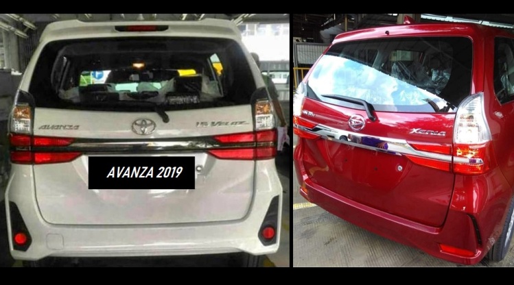 Toyota Avanza - Daihatsu Xenia 2019 - Tampak Belakang