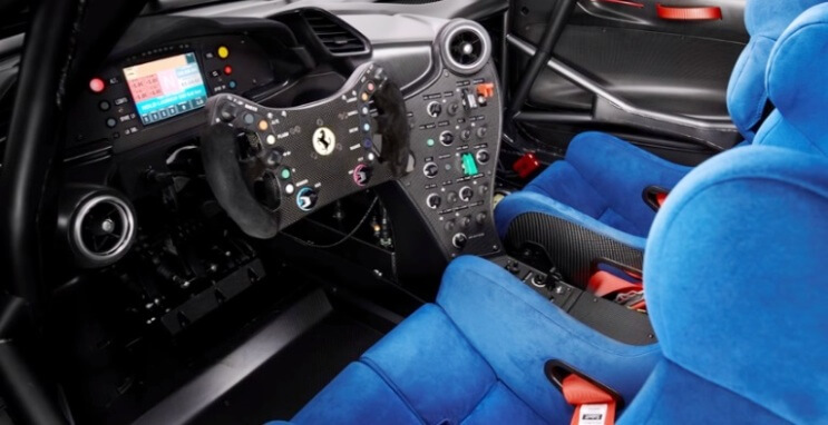 Ferrari P80C - Interior Racing Style
