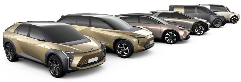 Mobil Konsep Listrik Toyota 2020 dari berbagai segmen