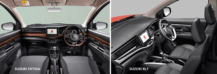 Suzuki XL7 vs Ertiga - Perbedaan Interior dan Dashboard