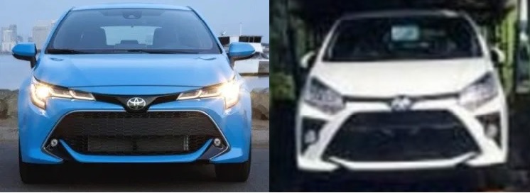 Wajah Toyota Corolla Hatchback dan Agya 2020
