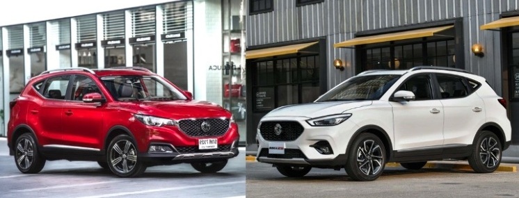 MG ZS Facelift vs Versi Lama
