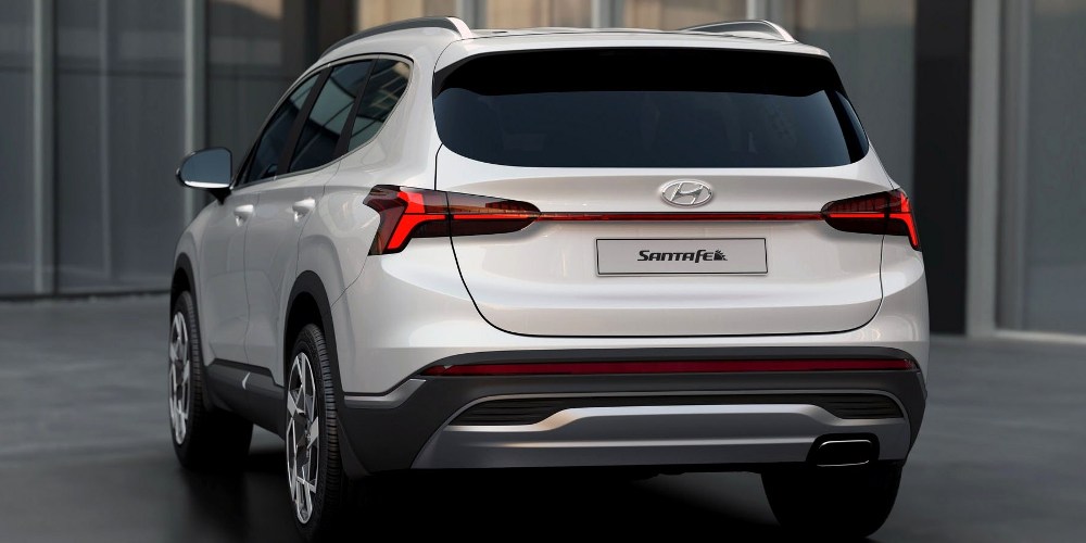Hyundai Santa Fe 2021 facelift - Rear Digital