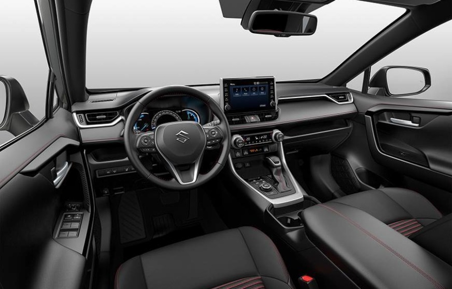 Interior Suzuki ACross - Sangat mirip dengan Toyota RAV4