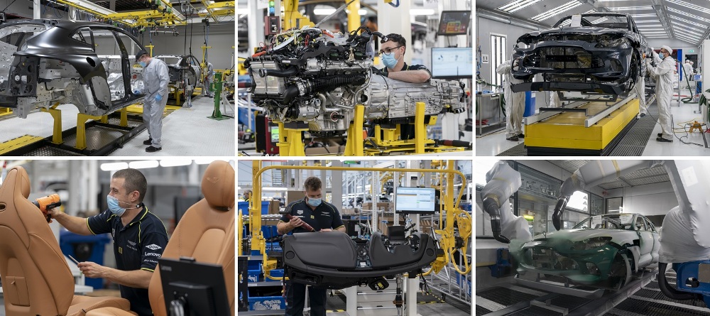 Pengerjaan Produksi Mobil di Pabrik Aston Martin - DBX Super SUV