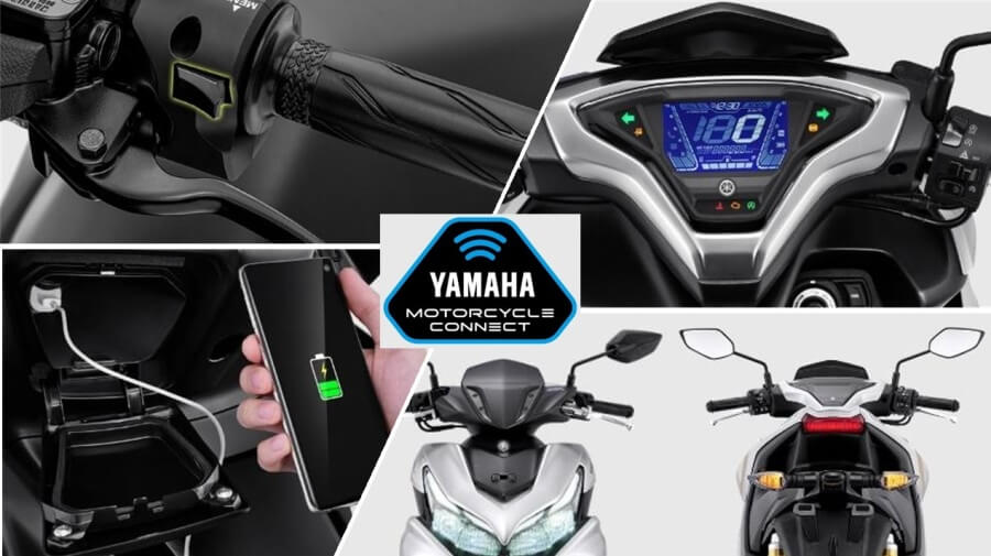 Fitur Baru Yamaha Aerox 155 Facelift 2021 - Connected VVA