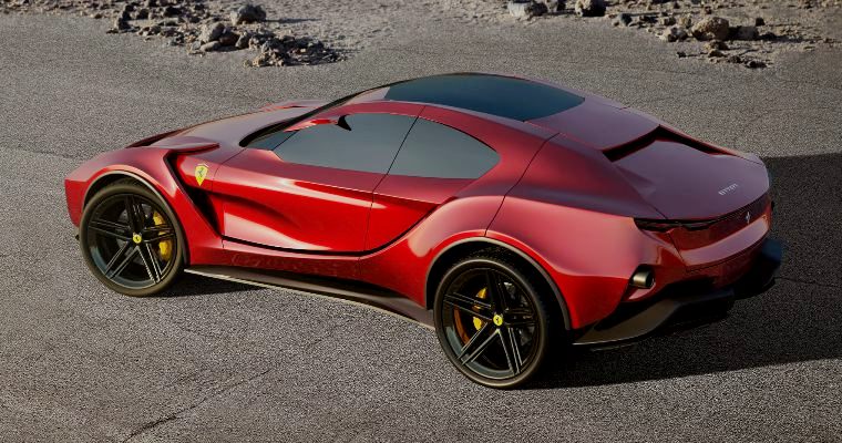 Ferrari Simoom SUV - Samping Belakang