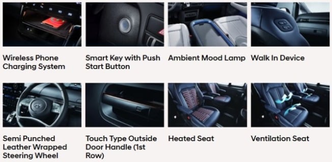 Fitur-fitur Interior Hyundai Staria