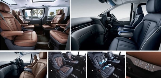 Interior MPV mewah - Canggih dan Mewah