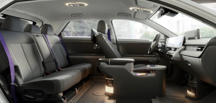 Interior Hyundai Ioniq 5 RoboTaxi