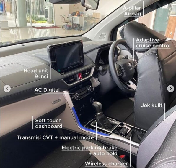 Toyota Veloz Q CVT - Interior Dashboard