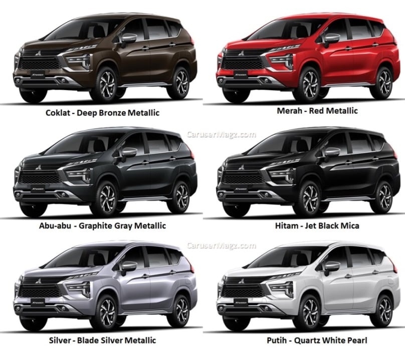 Pilihan Warna New Xpander 2022