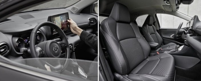 Interior Cabin versi Rebadge Yaris Hatchback