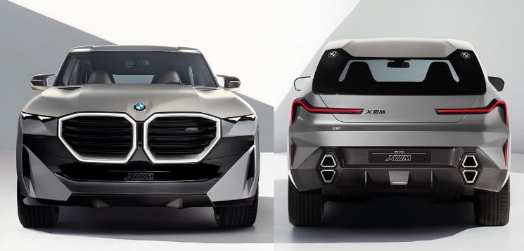 Wajah Monster pada mobil konsep super SUV