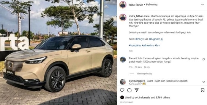 HR-V SE 2022 saat Shooting Iklan di Jakarta