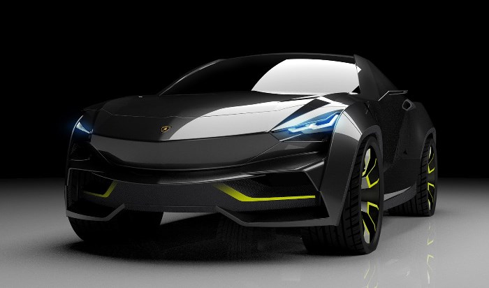 Lamborghini EV Crossover Concept Design