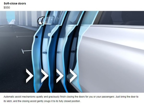 Penjelasan untuk Opsi Fitur Pintu Soft-Close pada Mobil Mercedes