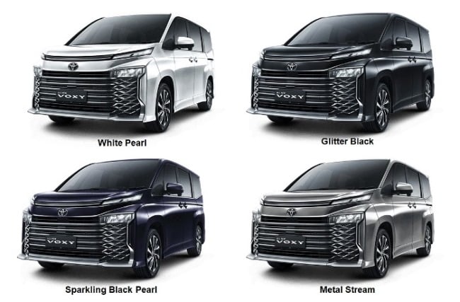 Pilihan Warna Toyota Voxy 2022 Generasi-4