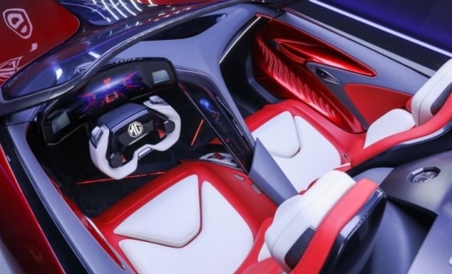 Interior Sportcar listrik