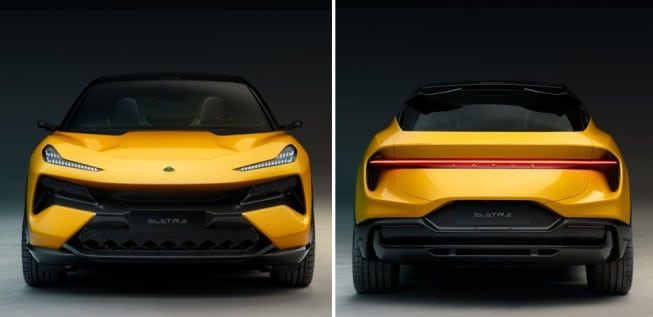 Super SUV EV Tampak Depan Belakang
