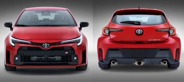 Toyota GR Corolla - Depan Belakang