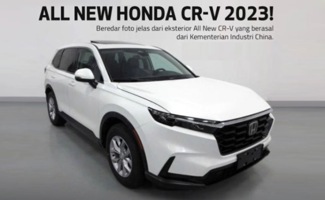 Penampakan Honda CR-V Generasi Baru Bocor