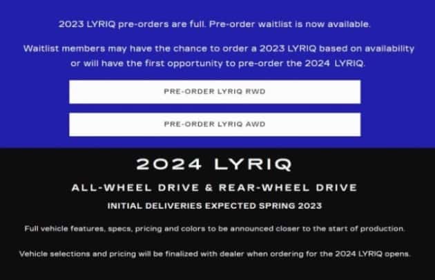 Pre-order Cadillac Lyriq - ludes dalam hitungan menit
