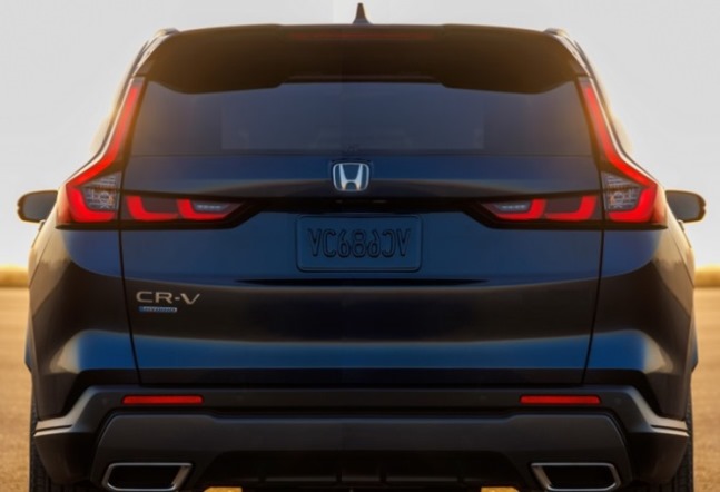 Teaser resmi Honda CR-V 2023 - tampak Belakang