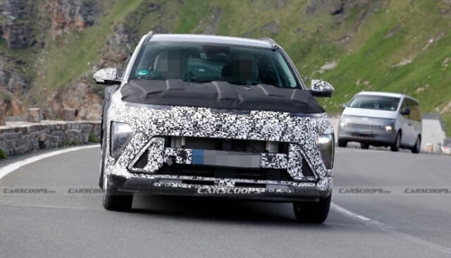 Hyundai Kona Generasi Baru 2024 dalam kamuflase