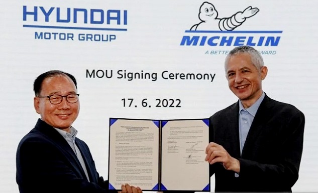 Kolaborasi Michelin-Hyundai kembangkan Ban Mobil Listrik