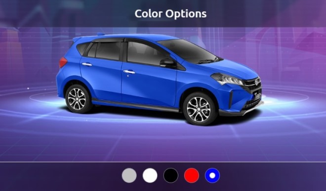 Pilihan Warna Daihatsu Sirion Facelift 2022