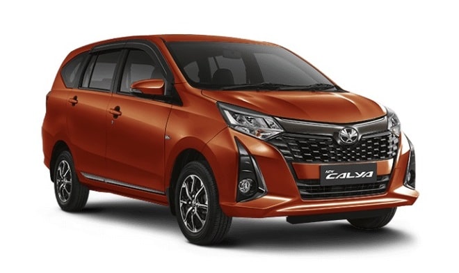 Toyota Calya 2022 Facelift - Orange Metallic