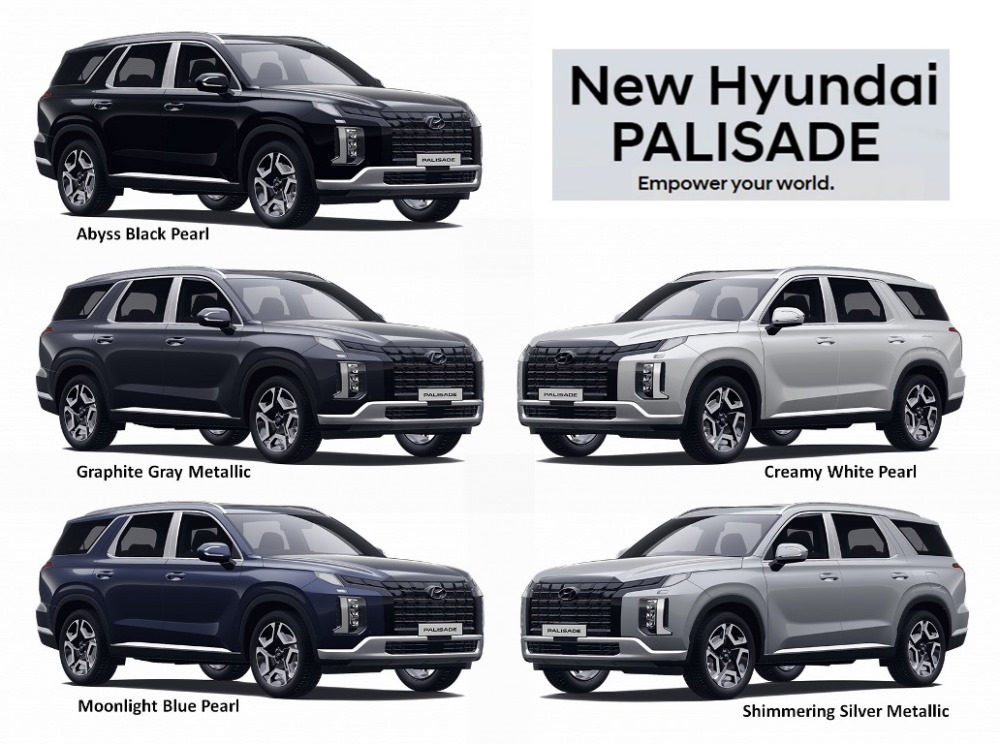 Pilihan Warna New Hyundai Palisade 2022