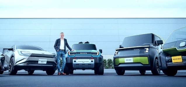 Visualisasi Lineup EV Toyota di masa depan