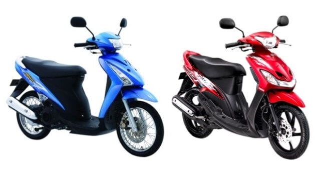 Suzuki Spin dan Yamaha Mio - Motor Matik Bekas 2 Jutaan