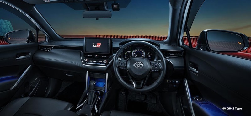 Interior Dashboard Toyota Corolla Cross Hybrid GR-Sport
