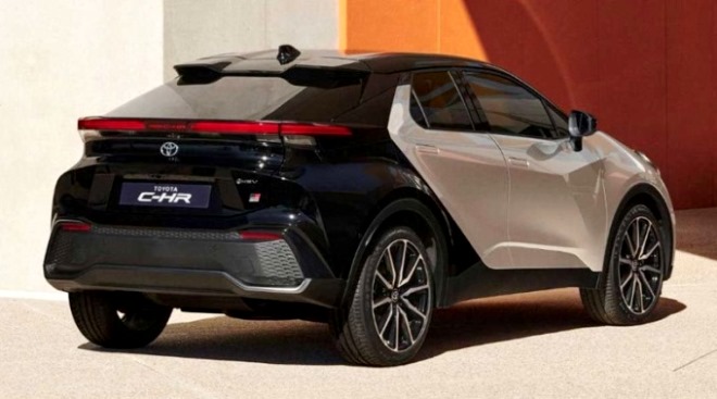 Toyota C-HR Generasi baru 2023 - Tampak Belakang