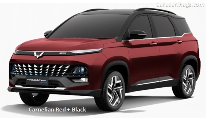 Warna Almaz Facelift 2023 - Merah